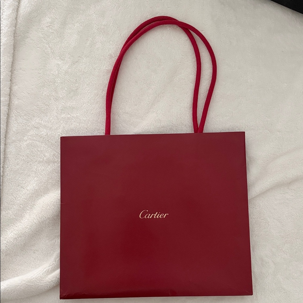 Cartier Crimson Gift Bag